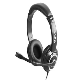 Snopy SN-X4 X-ZOOM Siyah PC Telefon Mikrofonlu Kulaklık