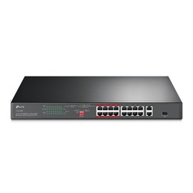 TP-LINK TL-SL1218P 16 PORT 10/100 2 PORT GIGABIT YONETİLEMEZ POE SWITCH