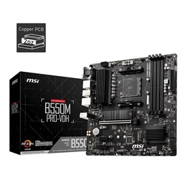 MSI MB B550M PRO-VDH AMD B550M SOKET AM4 128GB DDR4 4400MHz  ANAKART