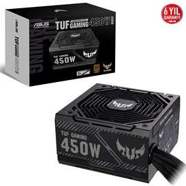 ASUS TUF-GAMING-450B 80 Plus Bronze 450W Güç Kaynağı 6 Yıl Garanti