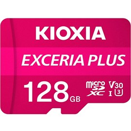 KIOXIA LMPL1M128GG2 128GB EXCERIA PLUS UHS1 R98 MicroSD Hafıza Kartı