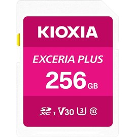 KIOXIA LNPL1M256GG4 256GB EXCERIA PLUS UHS1 R100 SD Hafıza Kartı