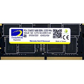 TwinMOS MDD416GB3200N DDR4 16GB 3200MHz Notebook Ram