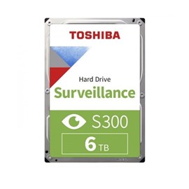 Toshiba HDWT860UZSVA S300 Surveillance 6TB 256MB 5400Rpm 3.5” SATA3 7/24 Güvenlik Diski