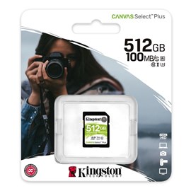 Kingston SDS2/512GB Canvas Select Plus 512GB SD Kart