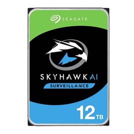 Seagate ST12000VE001 SkyHawk AI 3.5" 12TB 7200RPM 7/24 Güvenlik Kamerası Diski