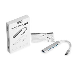 Dark DK-AC-USB310C Connect Master X4 USB-C to 4 Port USB 3.0 Hub