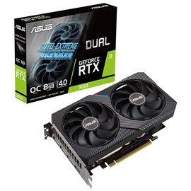 Asus DUAL-RTX3050-O8G Nvidia GeForce RTX 3050 OC 8GB GDDR6 128Bit Ekran Kartı