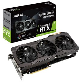 Asus TUF-RTX3070-O8G-V2-GAMING TUF Gaming Nvidia GeForce RTX 3070 V2 OC LHR 8GB GDDR6 256Bit Ekran Kartı