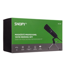 Snopy SN-04P Siyah Mikrofon