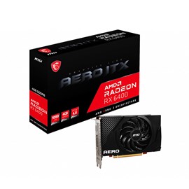 MSI Radeon RX 6400 AERO ITX 4G GDDR6 4GB 64Bit Ekran Kartı