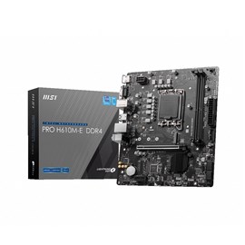 MSI PRO H610M-E DDR4 Intel H610 Soket 1700 Micro ATX Anakart