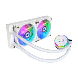 Cooler Master MasterLiquid PL240 Flux Beyaz ARGB Led Fanlı İşlemci Sıvı Soğutma Seti (MLY-D24M-A23PZ-RW)