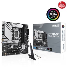 ASUS PRIME B760M-A WIFI D4 DDR4 LGA1700 HDMI/DP M.2 Wi-Fi 6 USB3.2 mATX Anakart