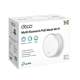 TP-Link Deco X50-PoE (3 Pack) AX3000 Mesh Wi-Fi 6 Sistemi