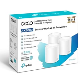 TP-Link Deco X50 (3 Pack) AX3000 Mesh Wi-Fi 6 Sistemi