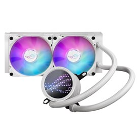 ASUS ROG RYUO III 240 ARGB BEYAZ Anime Matrix LED Ekran 2x120MM Fan İşlemci Soğutucusu