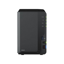 SYNOLOGY DS223 2 Yuvalı 2.5" 3.5" Destekli NAS Depolama Ünitesi