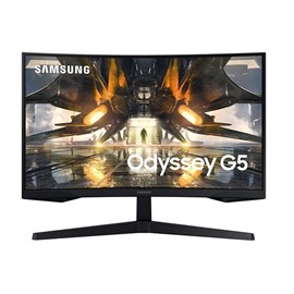 Samsung 27" Odyssey G5 LS27AG550EPXUF 2560x1440 1MS 165Hz DP/HDMI VA Curved Led Monitör