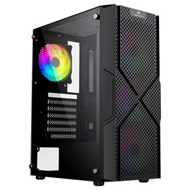 GameBooster GB-PW908B USB3.0 Mesh Fixed RGB Fan Siyah ATX Kasa (PSU Yok)