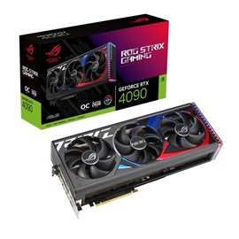 ASUS ROG-STRIX-RTX4090-O24G-GAMING 24GB GDDR6X 384Bit 2xHDMI/3xDP RGB Ekran Kartı