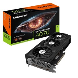 Gigabyte GV-N4070WF3OC-12GD Windforce OC Nvidia GeForce RTX 4070 12GB GDDR6X 192Bit Ekran Kartı