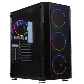 FRISBY FC-9435G 750W 80+ RGB Fanlı Tempered Glass ATX Kasa