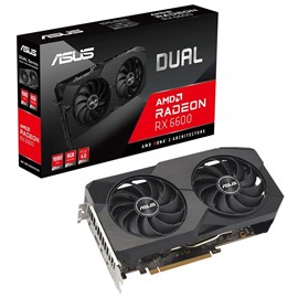 Asus DUAL-RX6600-8G-V2 AMD Radeon RX 6600 8GB GDDR6 128Bit Ekran Kartı