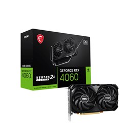 MSI GEFORCE RTX 4060 VENTUS 2X BLACK 8G OC 8GB GDDR6 128Bit Ekran Kartı