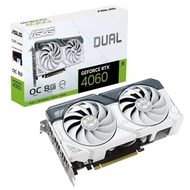 Asus DUAL-RTX4060-O8G-WHITE Nvidia GeForce RTX 4060 8GB GDDR6 128Bit Ekran Kartı