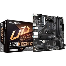 Gigabyte A520M DS3H V2 DDR4 AMD A520 Soket AM4 Micro ATX Anakart