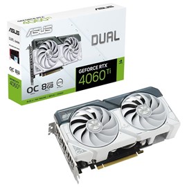 Asus DUAL-RTX4060TI-O8G-WHITE Nvidia GeForce RTX 4060 Ti 8GB GDDR6 128Bit Ekran Kartı