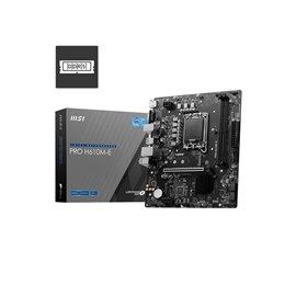 MSI PRO H610M-E DDR5 LGA1700 HDMI/VGA M.2 USB3.2 mATX Anakart