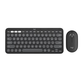 Logitech Pebble 2 Siyah Blutooth Klavye Mouse Set (920-012245)