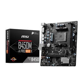 MSI B450M-A PRO MAX II DDR4 AMD B450 Soket AM4 mATX Anakart