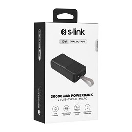 S-Link G310 Siyah 30.000mAh PowerBank