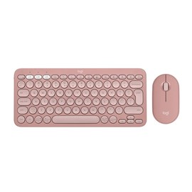 Logitech 920-012247 Pebble 2 Pembe Kablosuz Türkçe Q Klavye Mouse Set