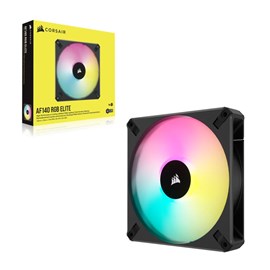 CORSAIR iCUE AF140 RGB ELITE 140mm PWM Siyah Fan (CO-9050155-WW)