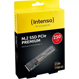 INTENSO 250GB 3835440 M.2 PCI Express Gen 3x4 NVME 2100/1100MB/s SSD Disk