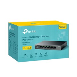TP-Link LS106LP 6 Port Yönetilemez Switch