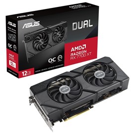 Asus DUAL-RX7700XT-O12G AMD Radeon RX 7700 XT 12GB GDDR6 192Bit Ekran Kartı