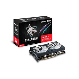 PowerColor 16G-L/OC Hellhound AMD Radeon RX 7600 XT 16GB GDDR6 128Bit Ekran Kartı