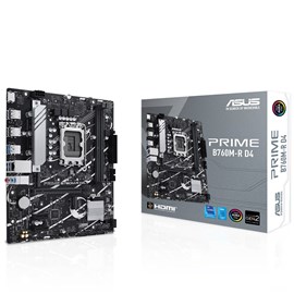 ASUS PRIME B760M-R D4 DDR4 LGA1700 HDMI M.2 USB 5 Gbps mATX Anakart