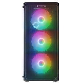 Rampage COMPACT 750W 80+ Bronze RGB Mid Tower Gaming Kasa