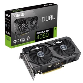 Asus DUAL-RTX4060-O8G-EVO Nvidia GeForce RTX 4060 8GB GDDR6 128Bit Ekran Kartı