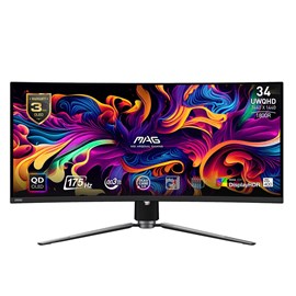 MSI MAG 341CQP QD-OLED 34" 0.03MS 175Hz UWQHD Curved Gaming Monitör