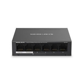 Mercusys MS106LP 6 Port 10/100 4xPOE Yönetilemez Switch