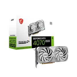 MSI GEFORCE RTX 4070 SUPER 12G VENTUS 2X WHITE OC 12GB GDDR6X 192Bit Ekran Kartı