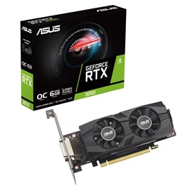 Asus RTX3050-O6G-LP-BRK Nvidia GeForce RTX 3050 6GB GDDR6 96Bit Ekran Kartı