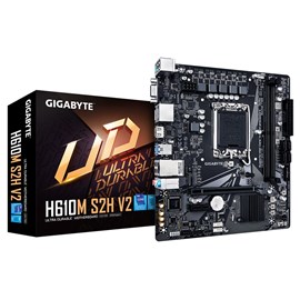 GIGABYTE H610M S2H V2 DDR5 LGA1700 VGA HDMI DP M.2 mATX Anakart